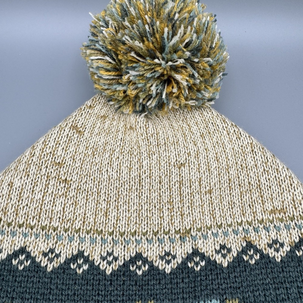 Burton Fair Isle Beanie One Size-Oatmeal‎ EUC! - Picture 3 of 6
